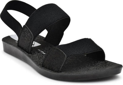 Women Flats Sandal | Black-KYAMSTORE