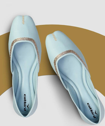 Punjabi Ethnic Jutis| Elegant & Comfortable Mojari Jutis For Women-KYAMSTORE