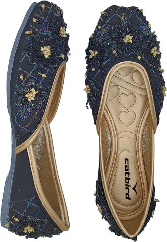 Women Stylish Handmade Embroidery Jutti Bellies For Women-KYAMSTORE