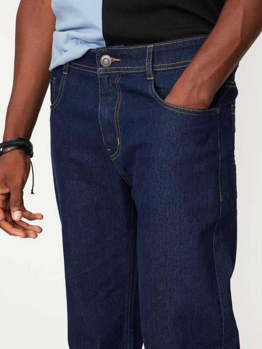 Men Regular Mid Rise Blue Jeans-KYAMSTORE