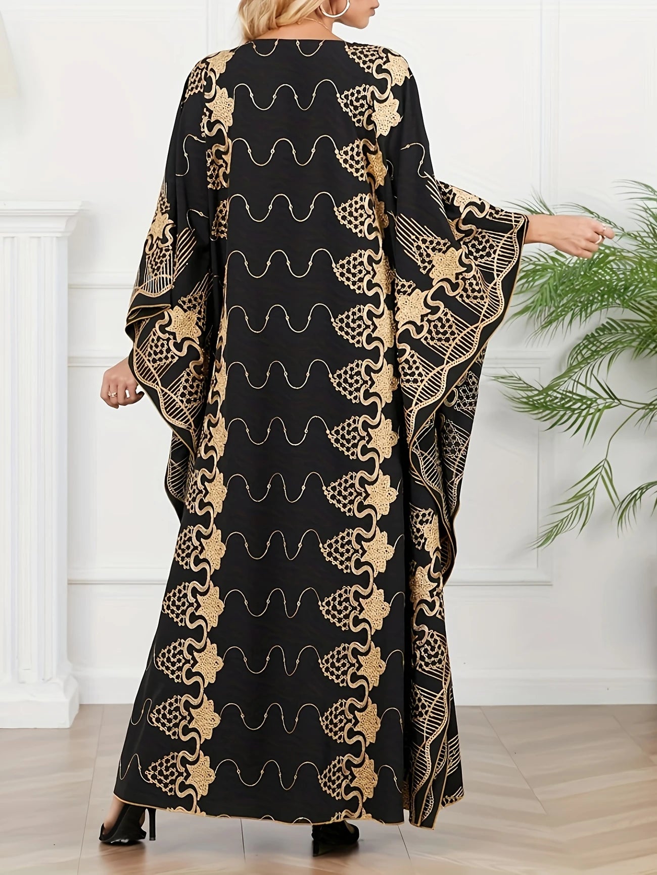 Women's Casual Polyester Abaya Dress | Delivery: 7 to 10 business days | Limited stocks available