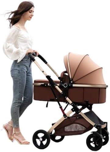 Ultra Lightweight Infant Trolley Stroller | Folding Portable Baby Carriage with Umbrella