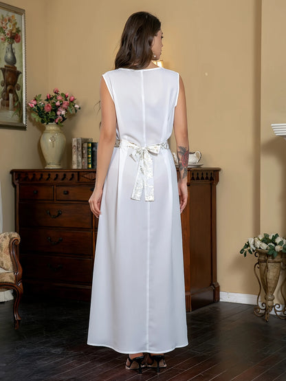 Fashionable And Elegant Two-Piece Long Dress Set | Delivery: 7 to 10 business days | Limited stocks available | Hurry before Sold Out
