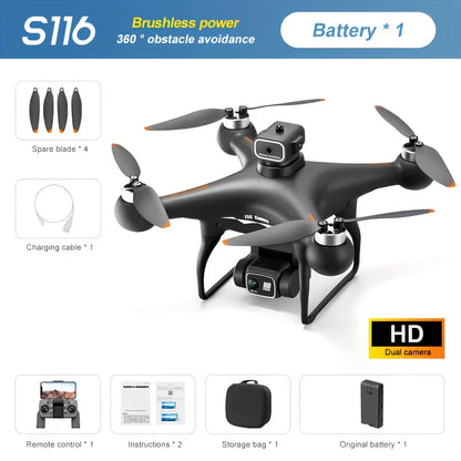 New S116 Brushless Light stream RC Drone | Delivery: 7 to 10 business days | Limited stocks available