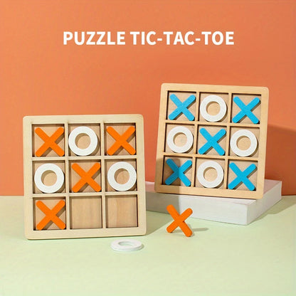 Wooden XO Well Shaped Chess For Children's Puzzle | Delivery: 7 to 10 business days | Limited stocks available | Hurry before Sold Out