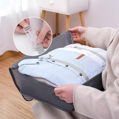 مكعبات التعبئة للسفر - مجموعة من 7 منظمات أمتعة السفر | الكمية محدودة 