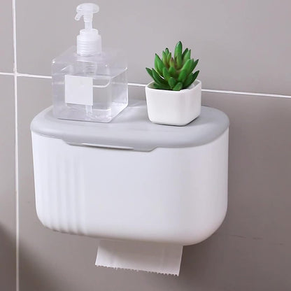 Wall Mount Waterproof Toilet Paper Holder Shelf | Limited stocks available
