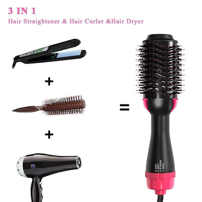 Hot Air Brush 3 In 1 One Step Hair Dryer and Styler Volumizer For Straightening