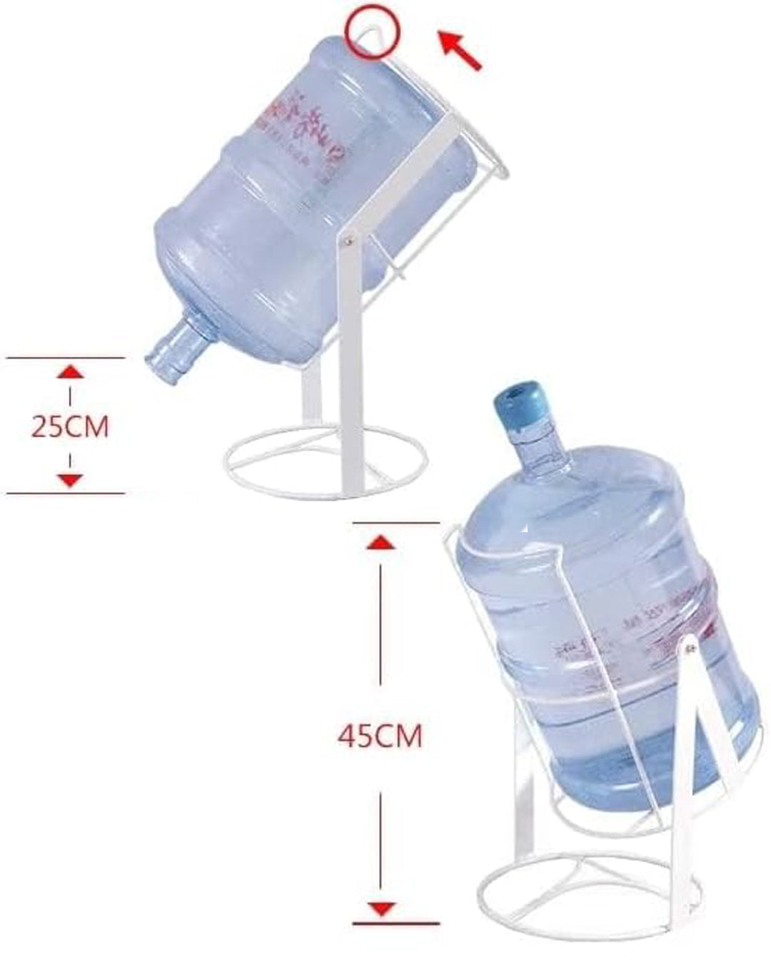 Water dispenser bracket Bottled water stand Inversion, 5 Gallon-KYAMSTORE