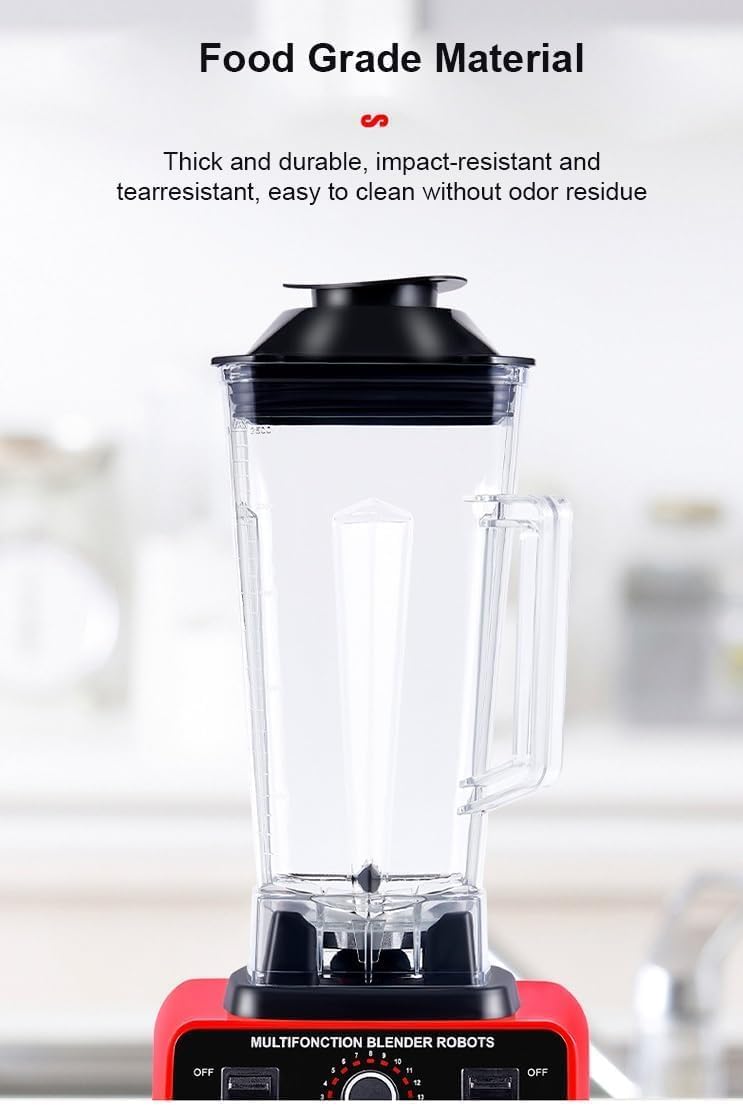 Commercial Heavy-Duty Blender, 8000 Watts, 2 Jars-KYAMSTORE