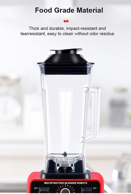 Commercial Heavy-Duty Blender, 8000 Watts, 2 Jars-KYAMSTORE