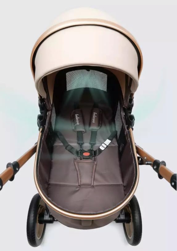 Ultra Lightweight Infant Trolley Stroller | Folding Portable Baby Carriage with Umbrella
