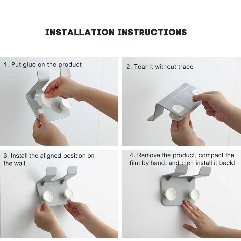 Hair Dryer Holder, Wall Mount, Organizer for Bathroom Accessories | Limited stocks available