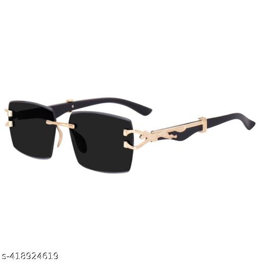 Black Rimless Sunglasses/Goggles UV Protected