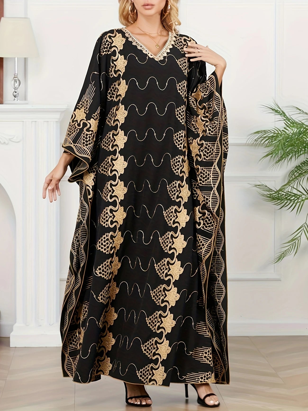 Women's Casual Polyester Abaya Dress | Delivery: 7 to 10 business days | Limited stocks available