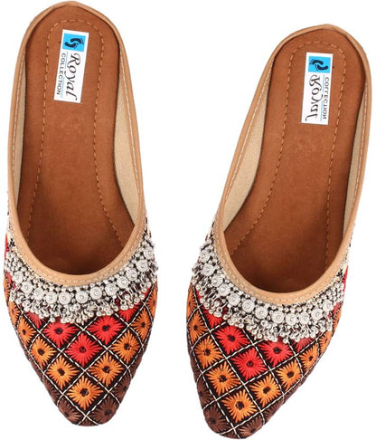 Ethnic Mule For Women-KYAMSTORE