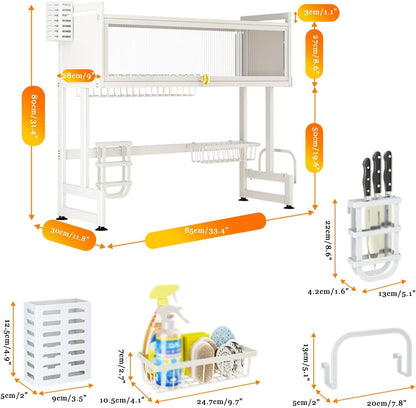 Over The Sink Dish Drying Stand Drainer