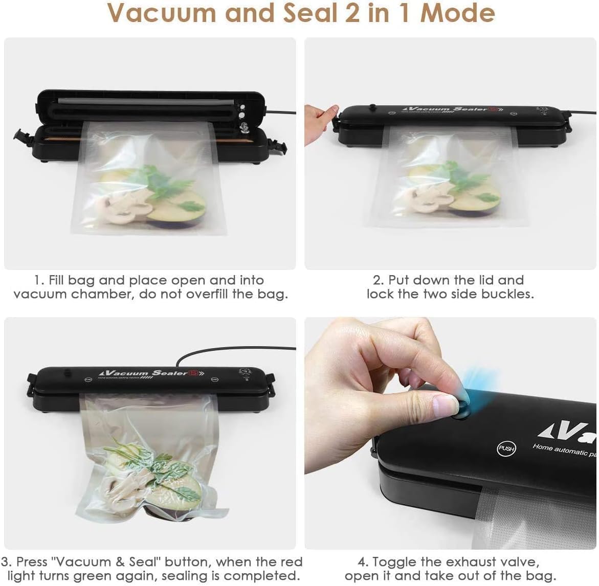 Vacuum Sealer Machine | Upgraded Automatic Food Sealer Machine