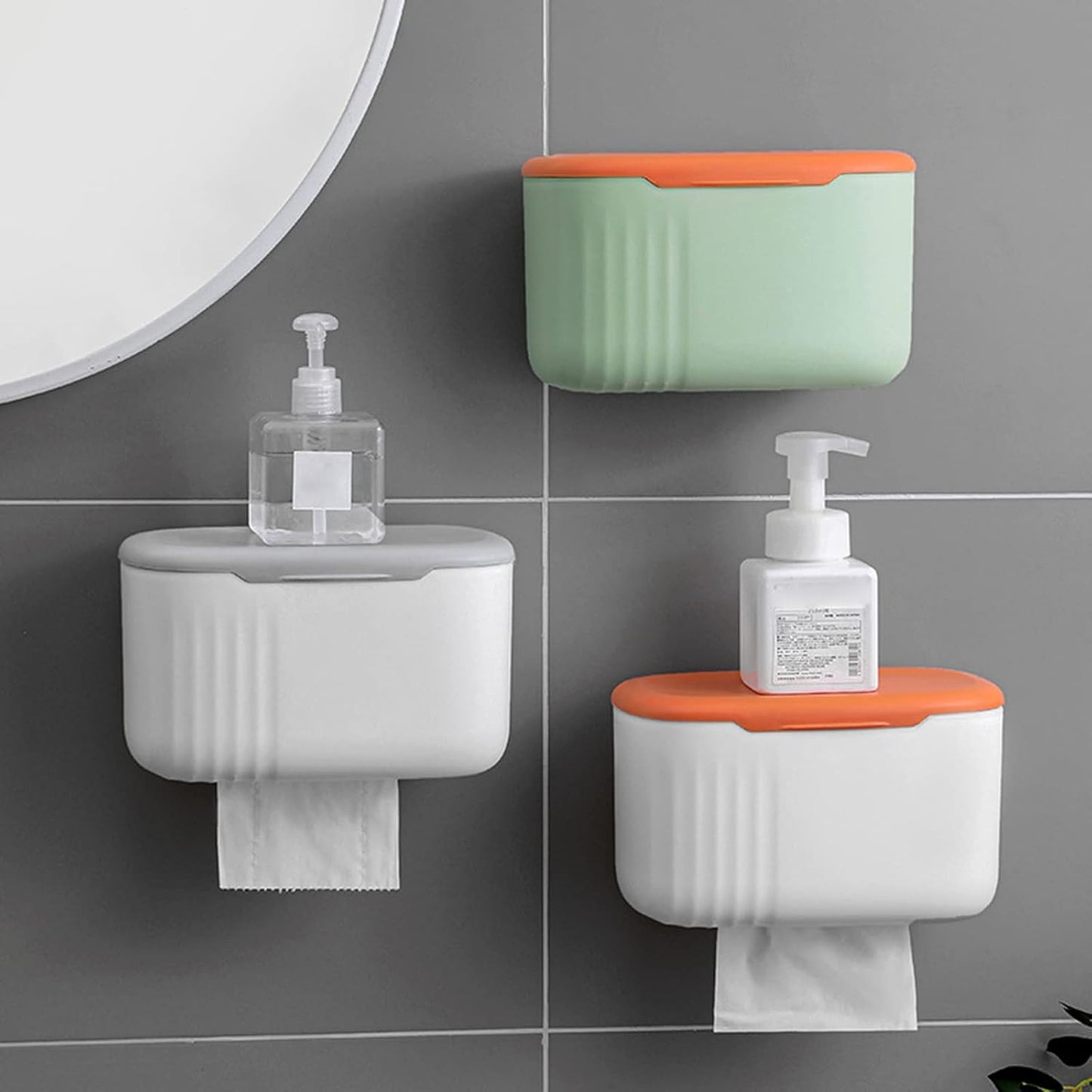 Wall Mount Waterproof Toilet Paper Holder Shelf | Limited stocks available