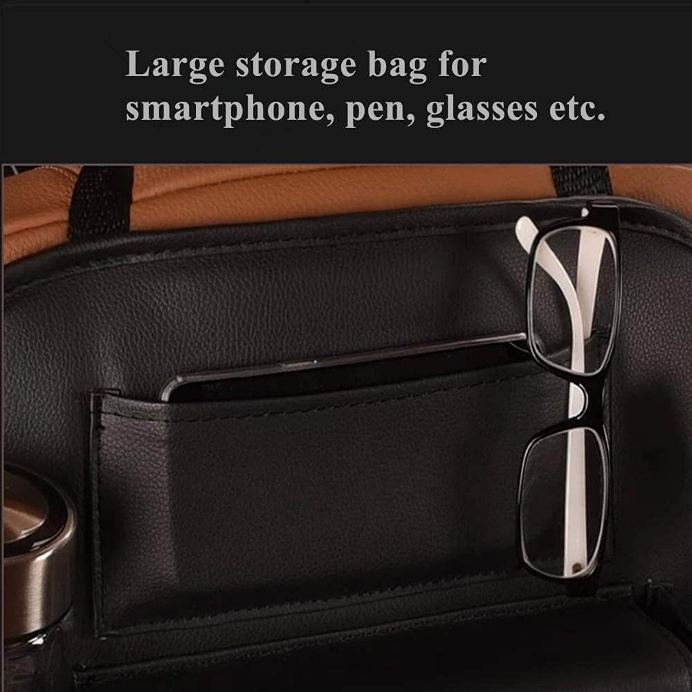 2 Pack PU Leather Premium Car Seat Back Organizer | Delivery: 2 to 3 business days | Limited stocks available | Hurry before Sold Out