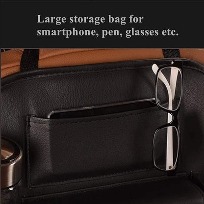 2 Pack PU Leather Premium Car Seat Back Organizer | Delivery: 2 to 3 business days | Limited stocks available | Hurry before Sold Out