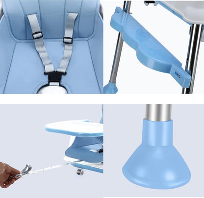 3 in 1 Convertible Baby Highchair with Adjustable Height and Footrest | Feeding Chair