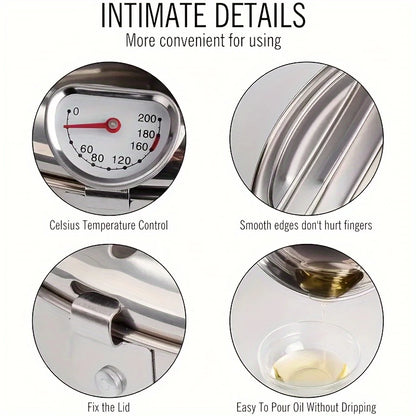 Stainless Steel Deep Fryer Pot | Delivery: 7 to 10 business days | Limited stocks available