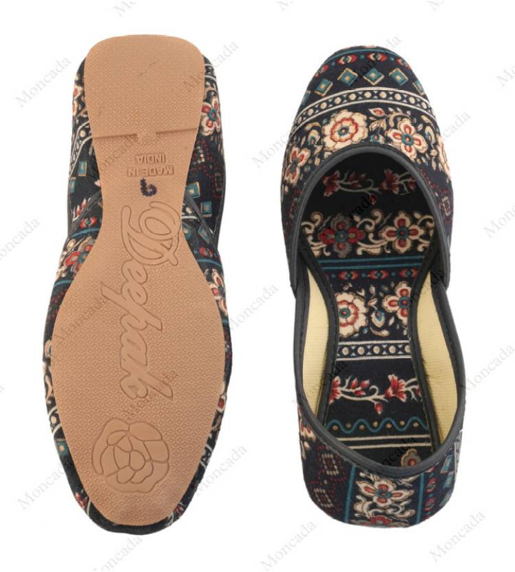 Stylish & New Design Textile Printed Juti & Mojari | Light Weight & Comfortable Bellies For Women-KYAMSTORE