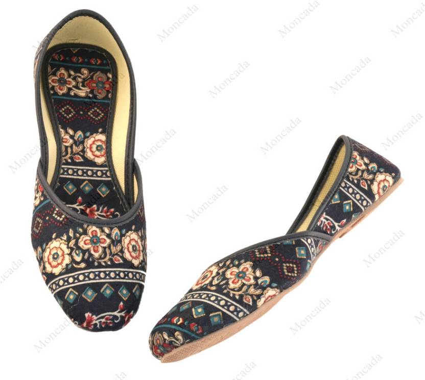 Stylish & New Design Textile Printed Juti & Mojari | Light Weight & Comfortable Bellies For Women-KYAMSTORE