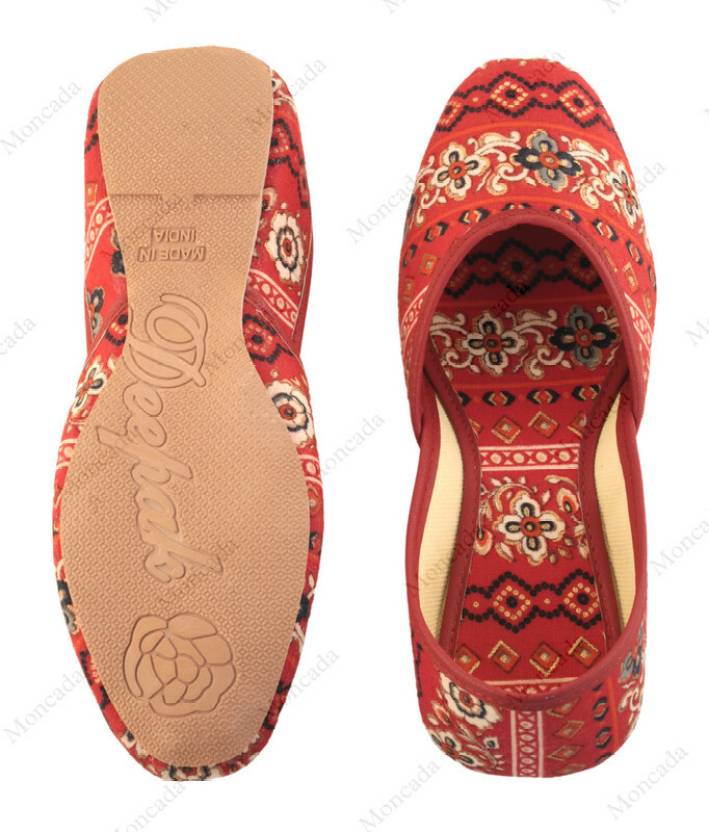 Stylish & New Design Textile Printed Juti & Mojari | Light Weight & Comfortable Bellies For Women-KYAMSTORE