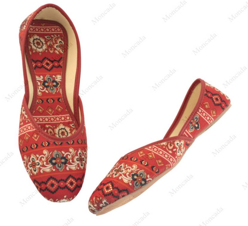 Stylish & New Design Textile Printed Juti & Mojari | Light Weight & Comfortable Bellies For Women-KYAMSTORE