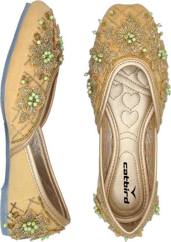 Women Stylish Handmade Embroidery Jutti Bellies For Women-KYAMSTORE