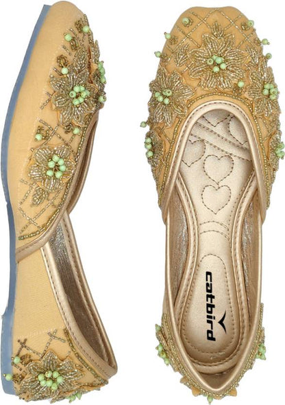 Women Stylish Handmade Embroidery Jutti Bellies For Women-KYAMSTORE