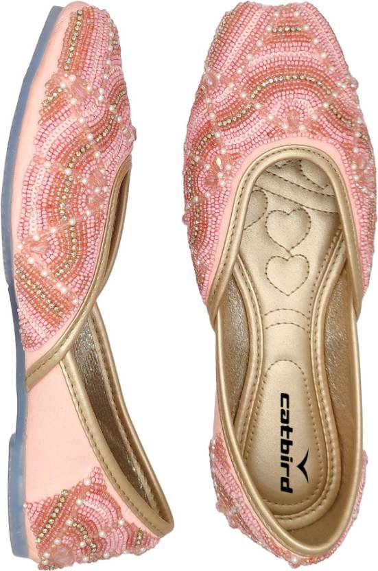 Women Stylish Handmade Embroidery Jutti Bellies For Women-KYAMSTORE
