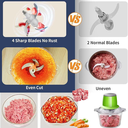 Food Processor 250W Electric Meat Grinder