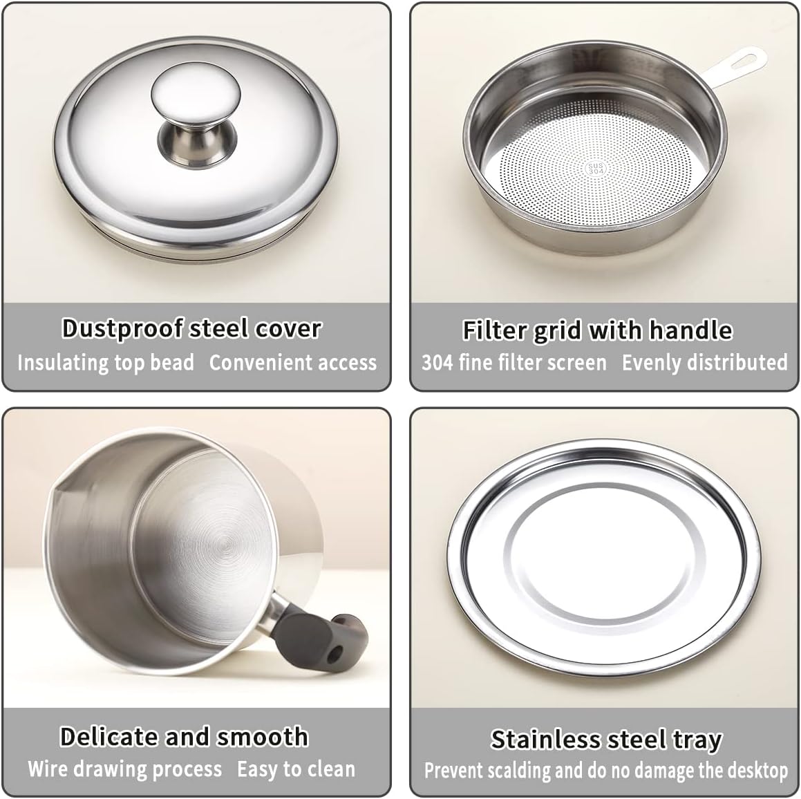 Bacon Grease Container With Strainer | Delivery: 2 to 3 business days | Limited stocks available | Hurry before Sold Out