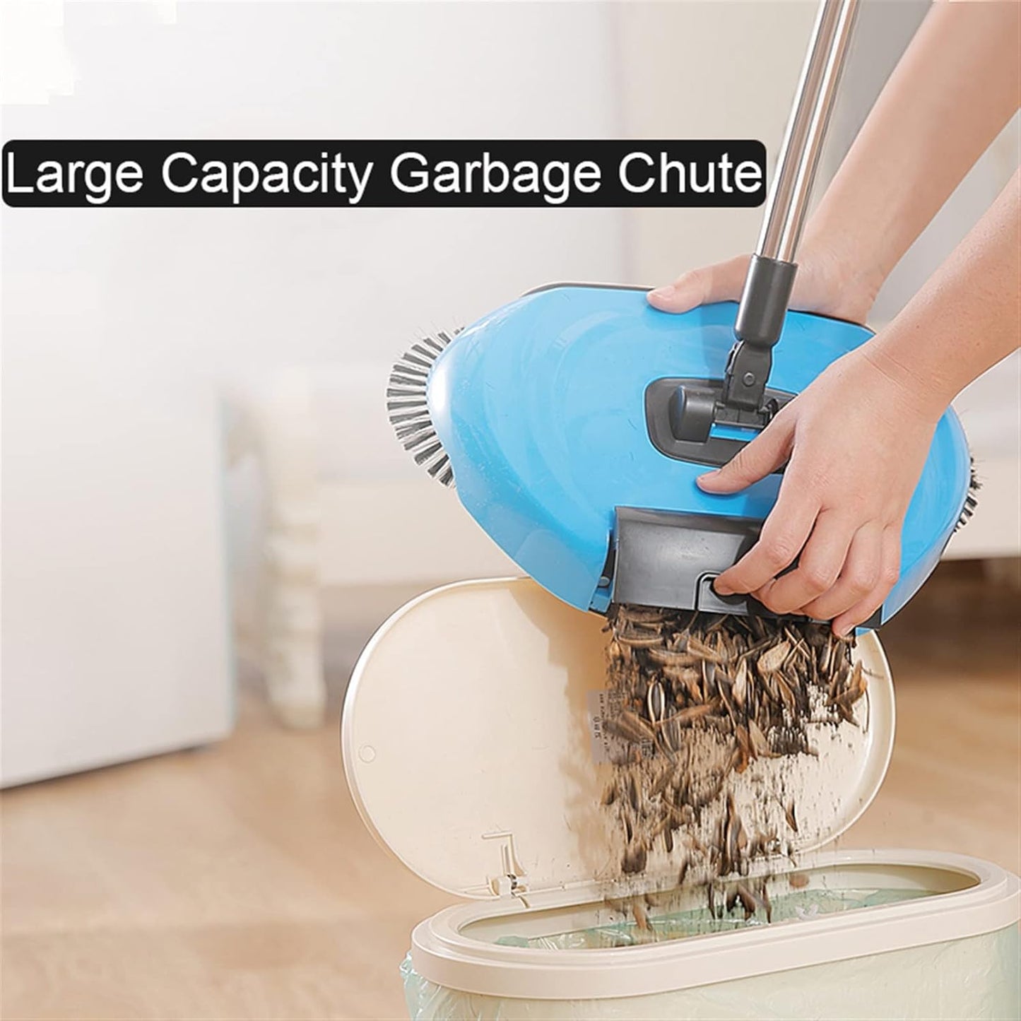 3-in-1 Stainless Steel Sweeping Broom