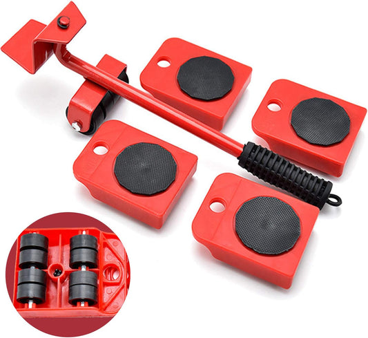 Portable Heavy Duty Furniture Lifter with 4 Sliders for Easy and Safe Moving