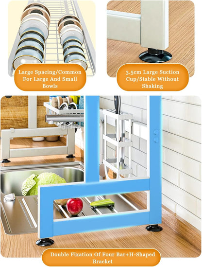 Over The Sink Dish Drying Stand Drainer