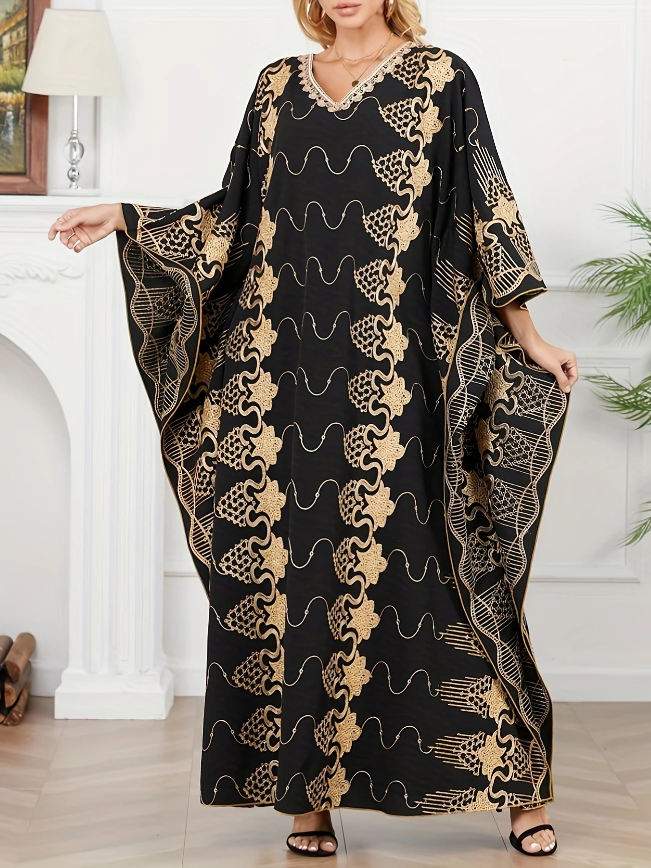 Women's Casual Polyester Abaya Dress | Delivery: 7 to 10 business days | Limited stocks available