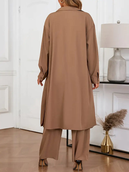 Plus Size Women's Casual Top and Pants Set | Delivery: 7 to 10 business days | Limited stocks available