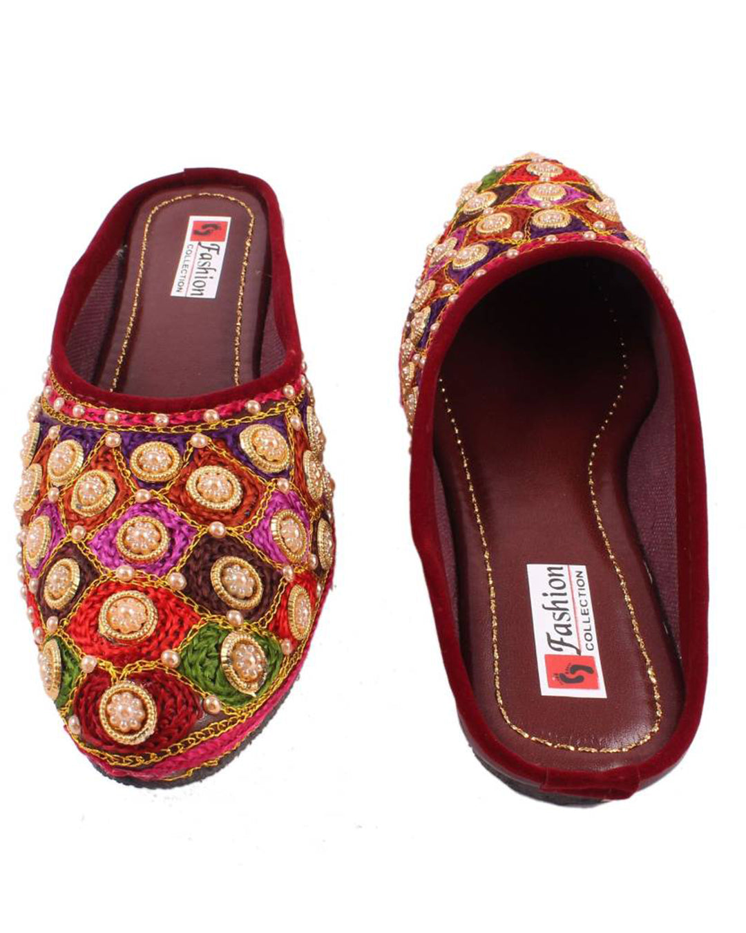 Jaipuri Ethnic Ethnic Mule For Women-KYAMSTORE