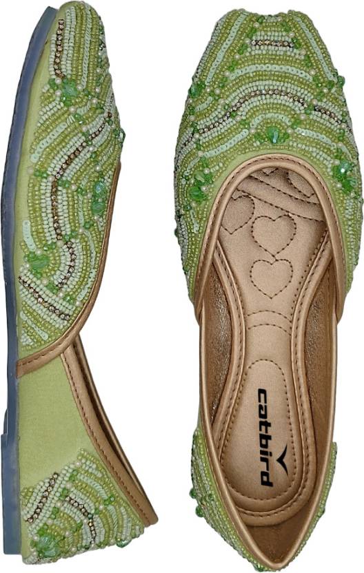 Women Stylish Handmade Embroidery Jutti Bellies For Women-KYAMSTORE