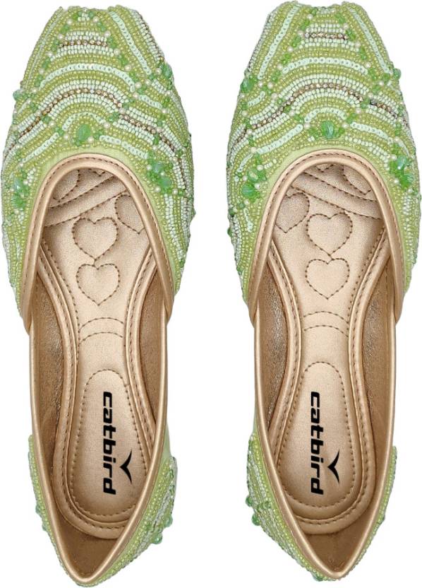 Women Stylish Handmade Embroidery Jutti Bellies For Women-KYAMSTORE