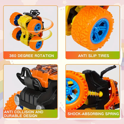 4pcs Friction-Powered Monster Trucks for Kids | Delivery: 7 to 10 business days | Limited stocks available | Hurry before Sold Out