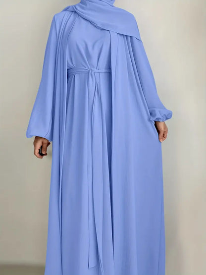 Women'S Middle East Muslim Turkey Dubai Solid Color Casual Dress | Delivery: 7 to 10 business days | Limited stocks available | Hurry before Sold Out