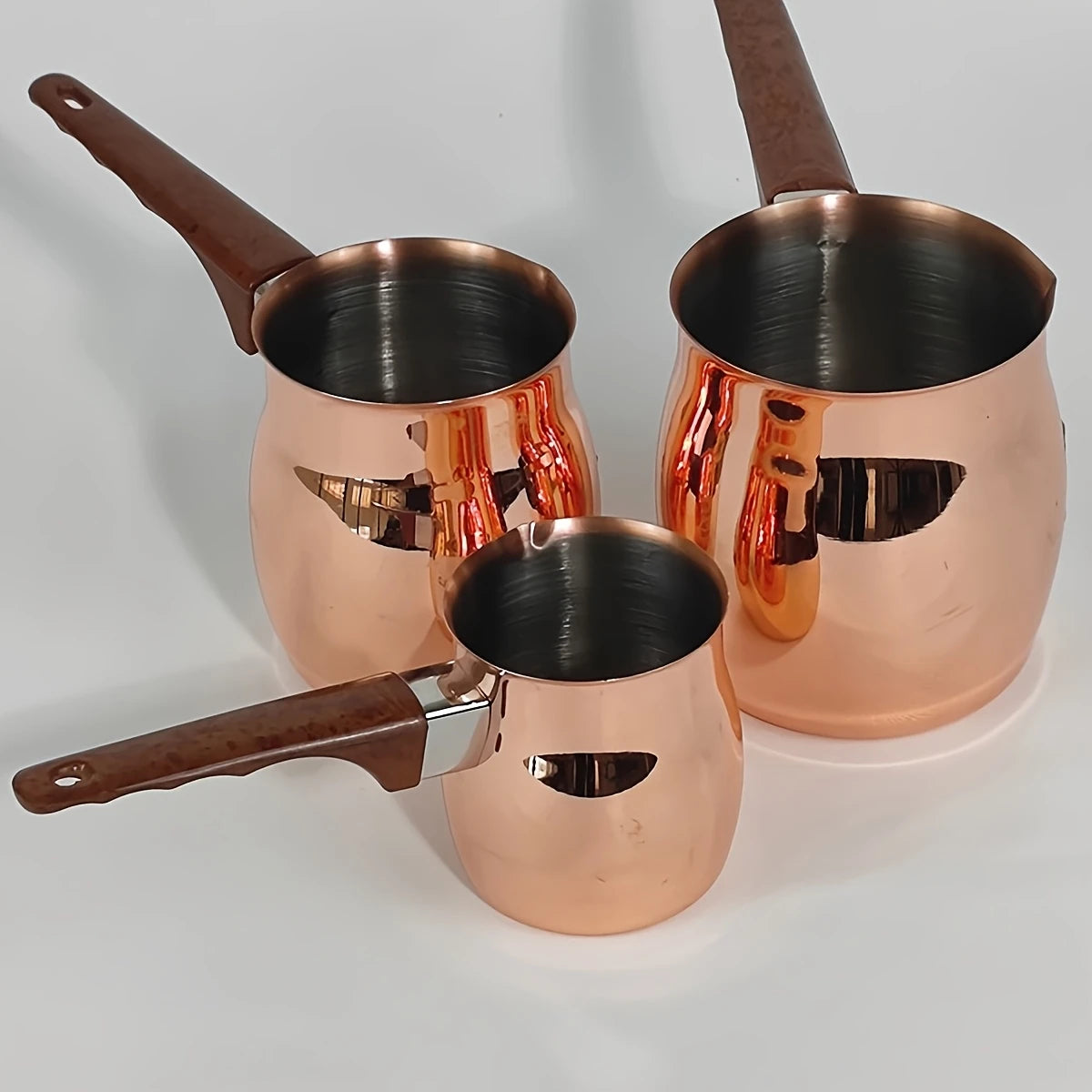 3pcs Set Stainless Steel Classic Turkish Coffee Pot | Delivery: 7 to 10 business days | Limited stocks available