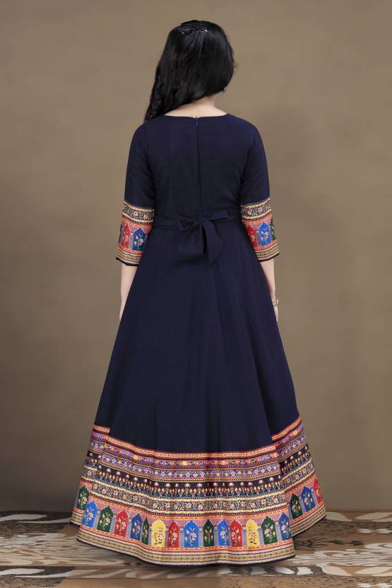 Girls Maxi / Full Length Festive / Wedding Dress for Kids-KYAMSTORE