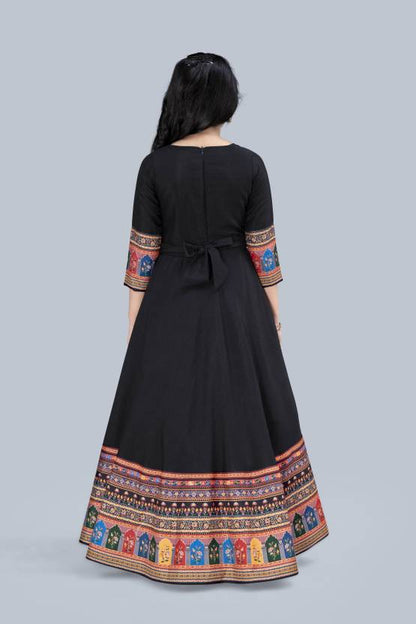 Girls Maxi / Full Length Festive / Wedding Dress for Kids-KYAMSTORE