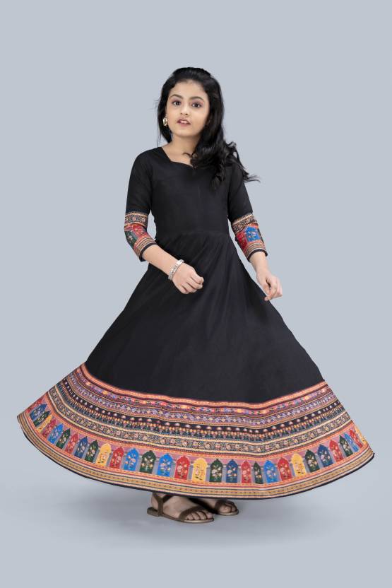 Girls Maxi / Full Length Festive / Wedding Dress for Kids-KYAMSTORE